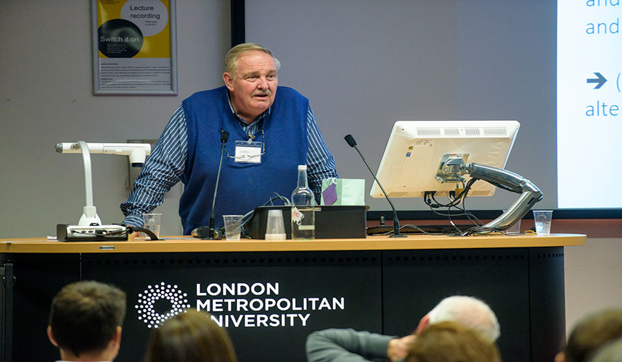 Professor David Nutt speaking at the Street Drugs in the Big Smoke conference