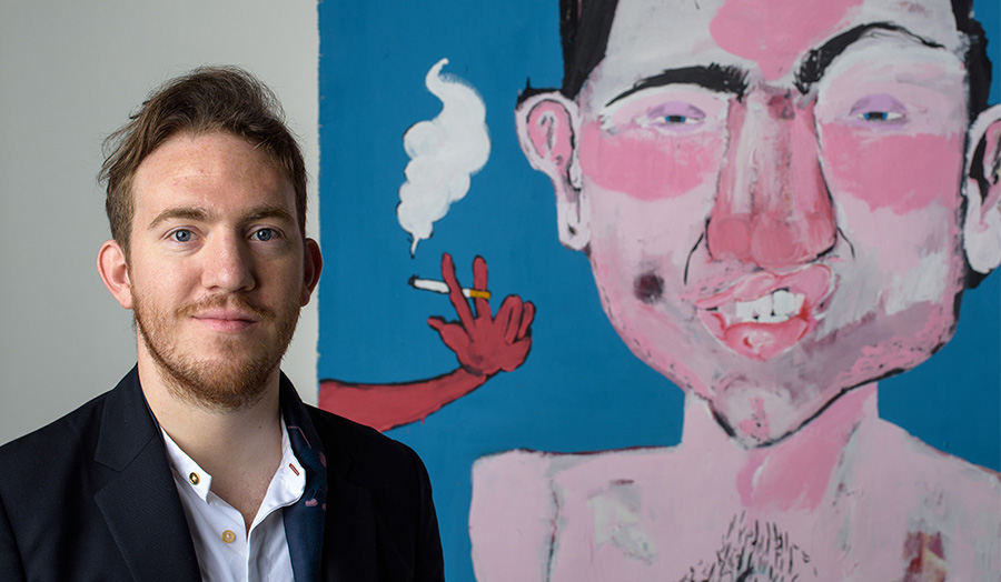 Samuel Eyles, Fine Art BA graduate, featured in The Guardian
