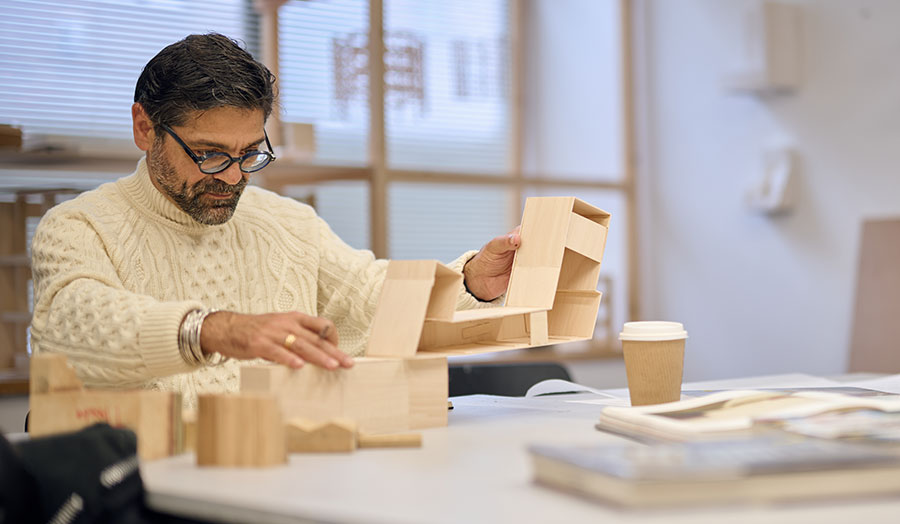 Antonio in London Met's architecture studios