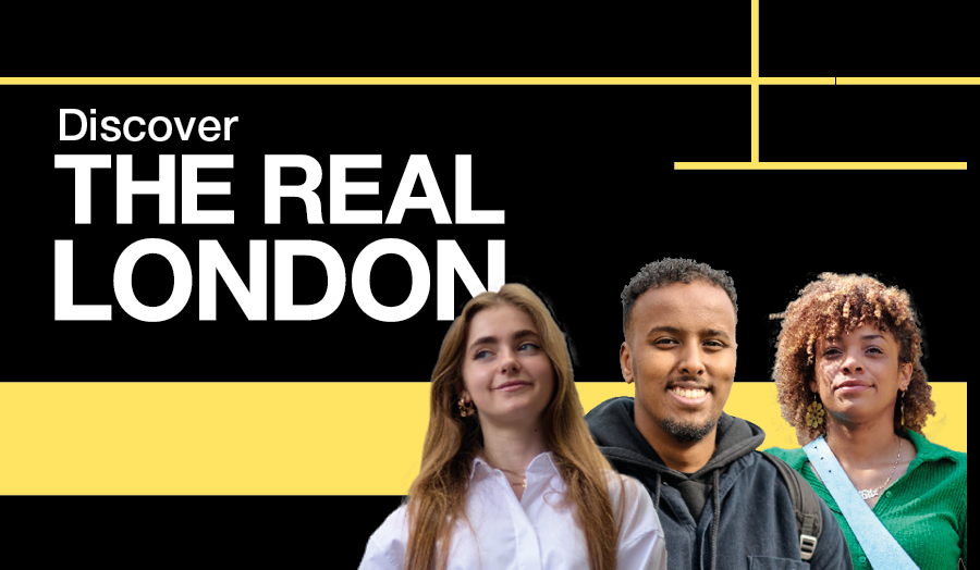 Students with 'Discover the Real London'