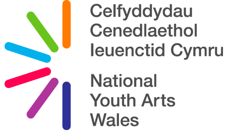 National Youth Art Wales logo